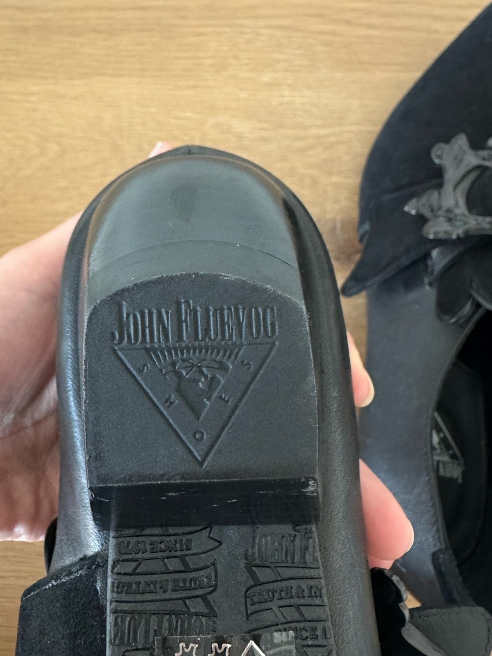 JOHN FLUEVOG DISCONTINUED TRUTH LUIZA LOAFERS WITH ANGEL BUCKLE SIZE 8.5 - Picture 13 of 13